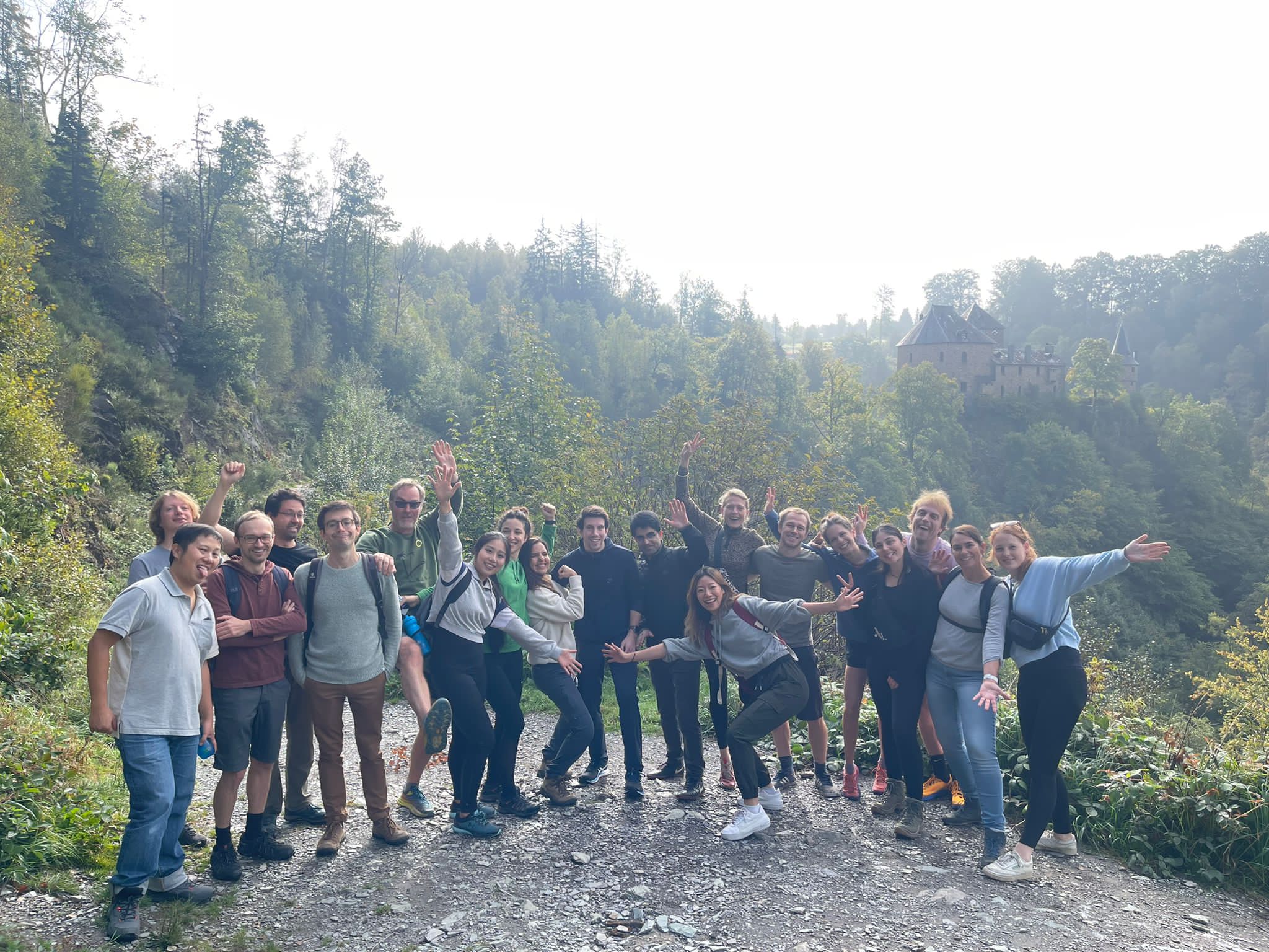 Lab weekend group picture